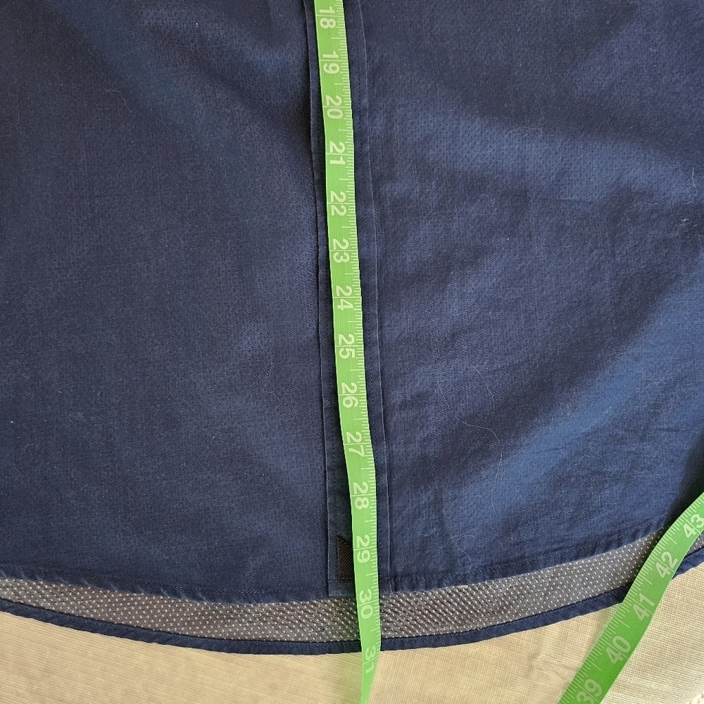 Untuckit Men's Cotton Blue Short Sleeve Buttondown Shirt​​​ - Picture 7 of 7